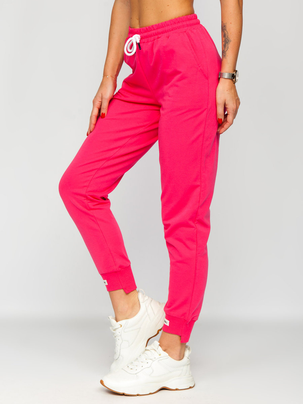 Pantalón de chándal para mujer fucsia Bolf VE13