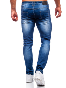 Pantalón vaquero regular fit para hombre azul oscuro Bolf MP019B
