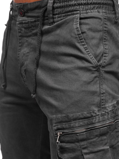 Pantalón jogger cargo para hombre grafito Bolf 8983