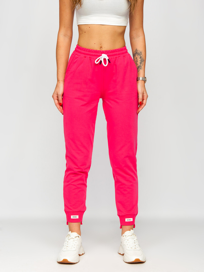 Pantalón de chándal para mujer fucsia Bolf VE13