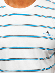 Camiseta de manga corta Bolf 14952 blanco para hombre