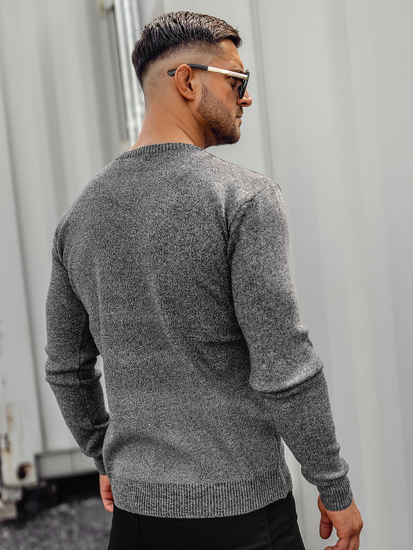 Suéter para hombre color grafito Bolf S8165