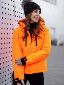 Chaqueta deportiva de invierno para mujer naranja Bolf HH012