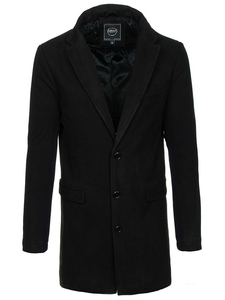 Abrigo de invierno para hombre color negro Bolf 1047-1