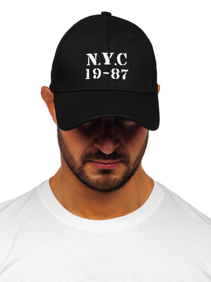 Gorra con visera, negra Bolf CZ124