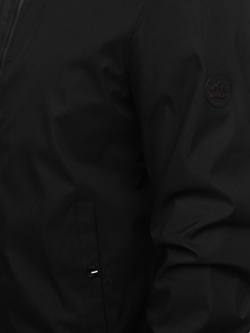 Chaqueta de entretiempo para hombre negro Bolf 7342