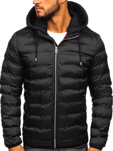 Chaqueta de entretiempo para hombre negro Bolf 5332