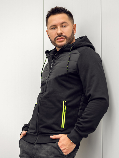 Chaqueta de entretiempo para hombre negro Bolf KS2149