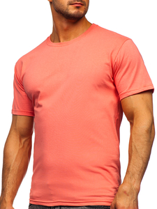 Camiseta lisa de algodón coral para hombre Bolf 192397