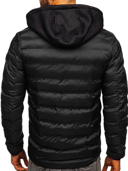 Chaqueta de entretiempo para hombre negro Bolf 5332