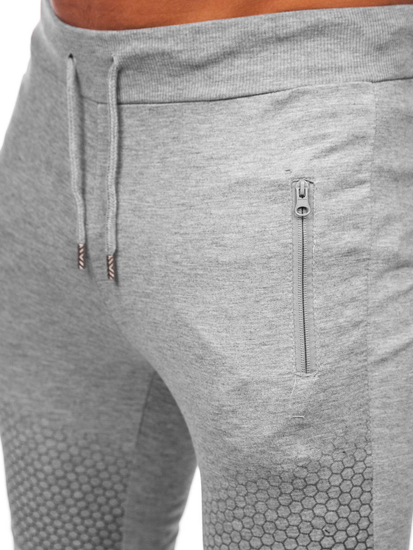 Pantalón jogger para hombre gris Bolf HW2351