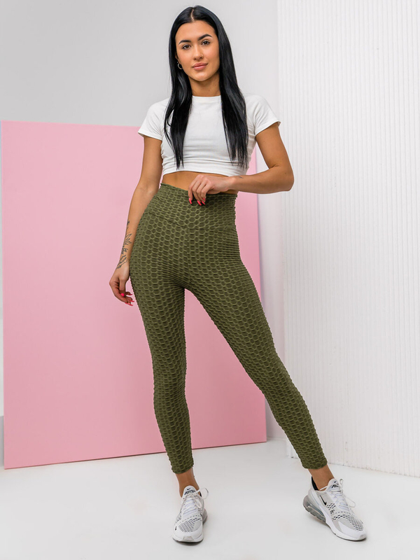 Leggings para mujer caqui Bolf YW88024