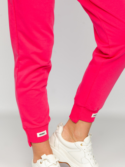 Pantalón de chándal para mujer fucsia Bolf VE13