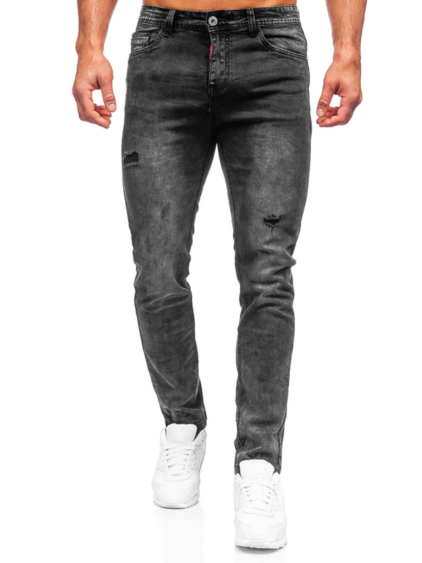 Pantalón vaquero regular fit para hombre negro Bolf K10007-2
