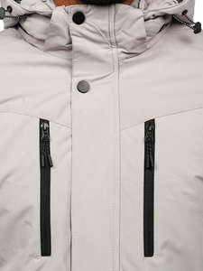 Chaqueta de invierno para hombre gris Bolf 22M320