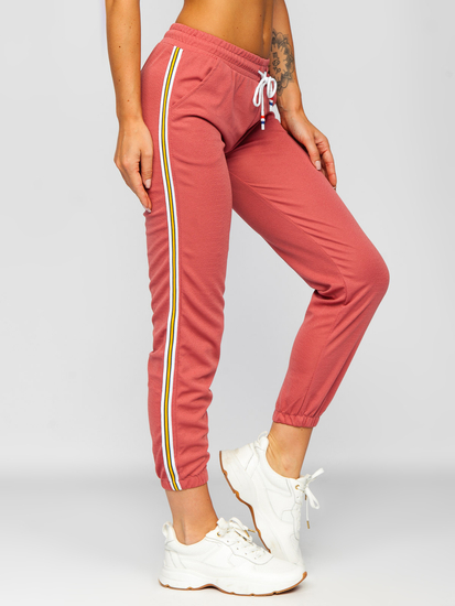 Pantalón deportivo para mujer rosa Bolf YW01020B