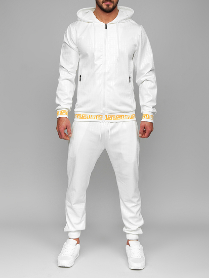 Chándal con capucha para hombre blanco Bolf 3A161