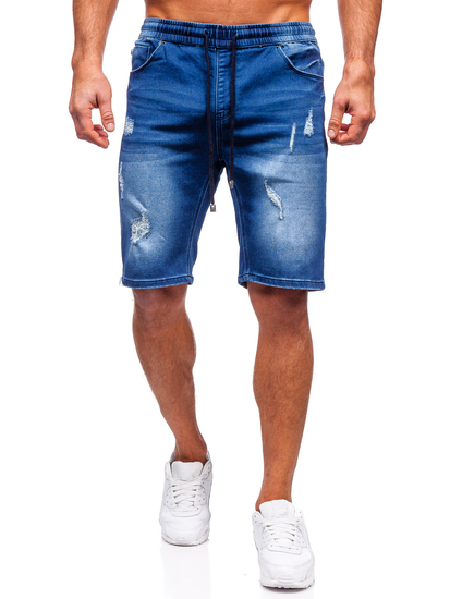 Shorts vaqueros azul marino para hombre Bolf MP00601BS