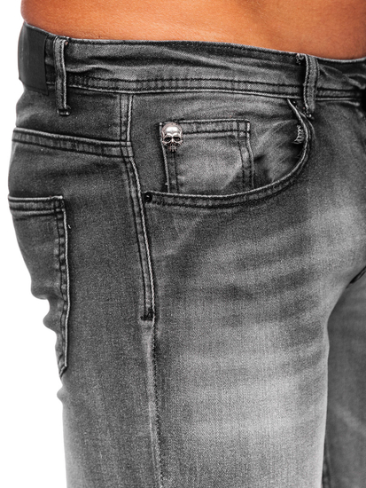Pantalón vaquero regular fit para hombre negro Bolf MP019G