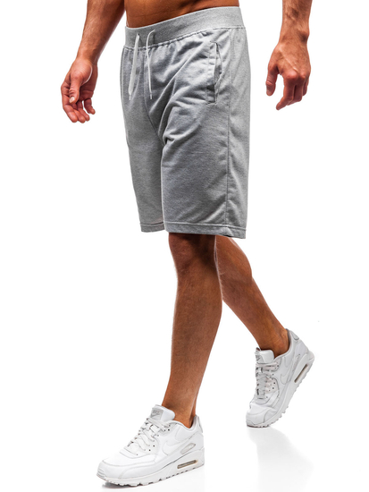 Pantalón corto deportivo para hombre gris Bolf DK01