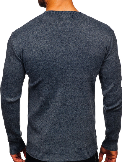 Suéter para hombre color azul oscuro Bolf S8165