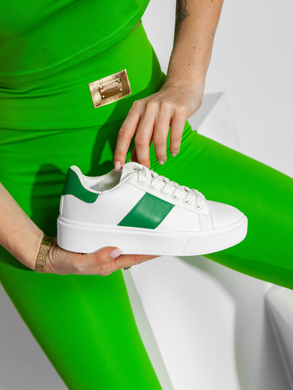 Calzados tipo sneakers para mujer verde Bolf 956