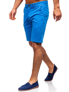Pantalón corto para hombre color azul Bolf 1142