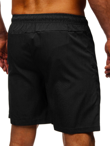 Pantalón corto de baño para hombre negro Bolf HH037A