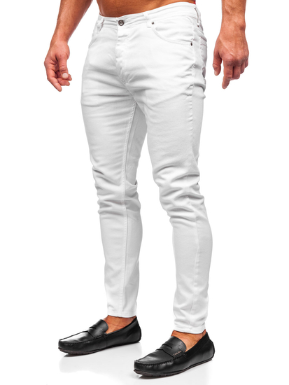 Pantalón vaquero skinny fit para hombre blanco Bolf R927