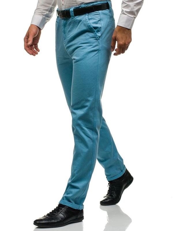 Pantalón chino para hombre azul claro Bolf 6188