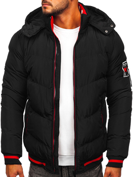 Chaqueta acolchada de invierno para hombre color negro Bolf 6902