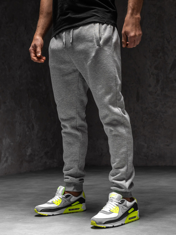 Pantalón jogger de chándal para hombre gris Bolf XW01-C