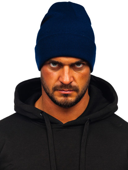 Gorro de invierno con aislamiento para hombre color azul oscuro YW09004M