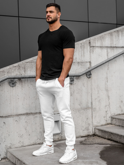Pantalón jogger para hombre blanco Bolf CK01