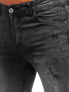 Pantalón vaquero regular fit para hombre negro Bolf K10006-2