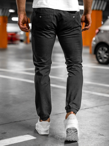 Pantalón jogger para hombre negro Bolf 1145