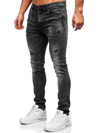 Pantalón vaquero tipo slim fit para hombre color negro Bolf 60027W0