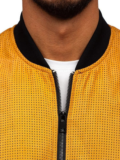 Chaqueta de entretiempo bomber para hombre camel Bolf 6115