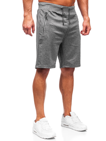 Pantalón corto de chándal para hombre grafito Bolf 8K297