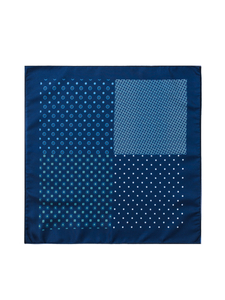 Pañuelo de bolsillo para hombre color azul oscuro Bolf PO25