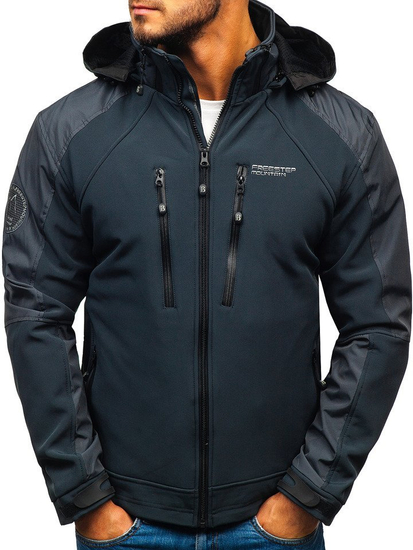 Chaqueta softshell para hombre grafito Bolf P06