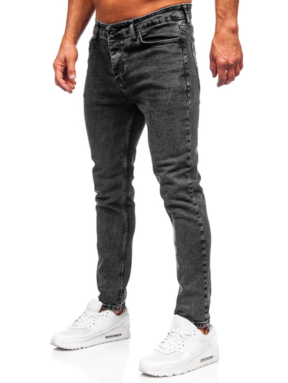 Pantalón vaquero slim fit para hombre negro Bolf 6519