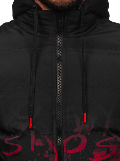 Chaqueta acolchada de invierno para hombre rojo Bolf 27M8102