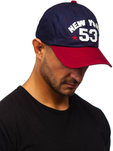 Gorra azul oscuro Denley CZ43