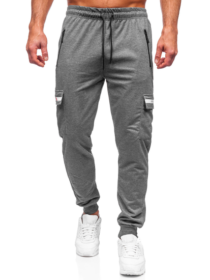 Pantalón jogger de combate para hombre antracita Bolf JX5063