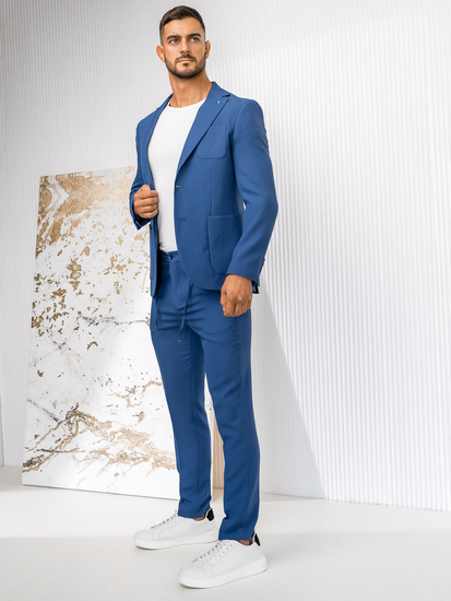 Traje casual para hombre azul Bolf 21