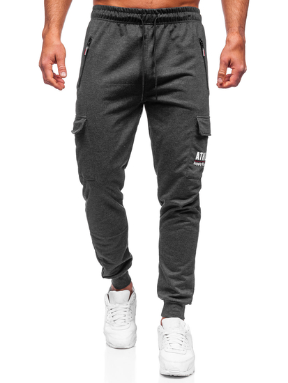 Pantalón jogger de combate para hombre grafito Bolf JX5061
