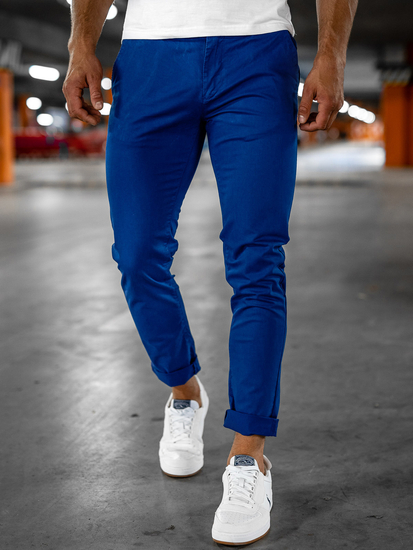 Pantalón chino para hombre color cobalto Bolf 1146