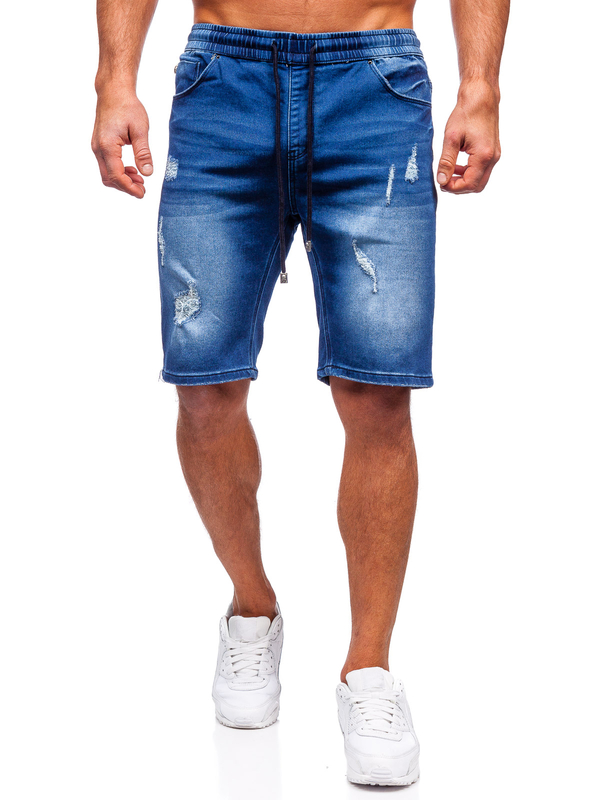 Shorts vaqueros azul marino para hombre Bolf MP00601BS