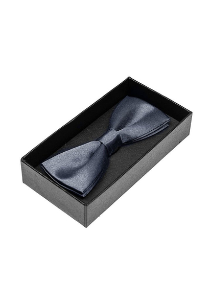 Pajarita elegante para hombre gris grafito Bolf M001